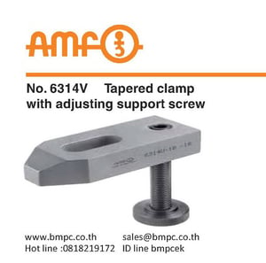 AMF, Tapered clamp with adjusting suport screw AMF, Tapered clamp with adjusting suport screw