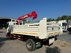 ISUZU FRR 210 ปี64 ดั้มพร้อมเครน ไมล์8หมื่นกิโล 