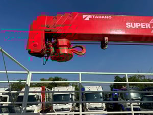 ISUZU FRR 190แรงม้า รถบรรทุก 6ล้อ กระบะเหล็กติดเครน ปี2022 เลขไมล์ 26,000 กม.