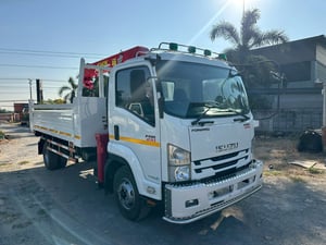 ISUZU FRR 210 ปี64 ดั้มพร้อมเครน ไมล์8หมื่นกิโล 