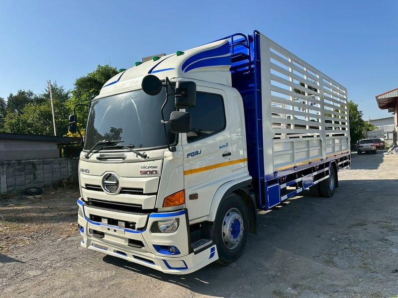 HINO FG 240แรงม้า รถบรรทุก 6ล้อ กระบะคอกสูง ปี2019