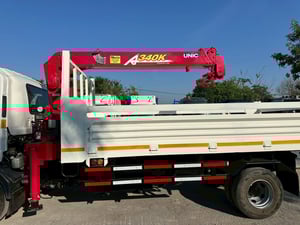 ISUZU FRR 210 ปี64 ดั้มพร้อมเครน ไมล์8หมื่นกิโล 