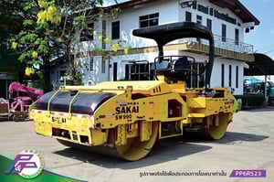ขายรถบด 2 ล้อเหล็ก ขนาด 13 ตัน รุ่นใหม่ SAKAI SW990 ความกว้าง Drum 2.13 เมตร มือสองสภาพดี นำเข้าจากญี่ปุ่น โดย P&P Pro