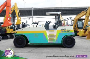 ขายรถบดล้อยาง 9 ล้อ รุ่นใหม่ KAWASAKI K20TB (BOMAG BW20TB) ชั่วโมงน้อย มือสองสภาพดี นำเข้าจากญี่ปุ่น โดย P&P Pro