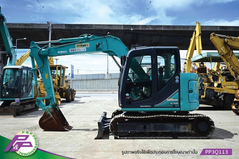 ขายรถขุดย่อม KOBELCO SK75SR-3-YT07 มีใบมีดดัน มีอาร์มเครน ชั่วโมงน้อย มือสองสภาพดี นำเข้าจากญี่ปุ่น โดย P&P Pro ขายรถขุดย่อม KOBELCO SK75SR-3-YT07 มีใบมีดดัน มีอาร์มเครน ชั่วโมงน้อย มือสองสภาพดี นำเข้าจากญี่ปุ่น โดย P&P Pro