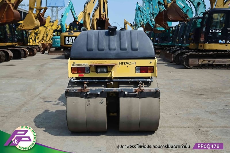 ขายรถบดหน้าเหล็ก-หลังยาง HITACHI CC150C-3A เทียบเท่า SAKAI TW502-1 เอวอ่อน ชั่วโมงน้อย มือสองสภาพดี นำเข้าจากญี่ปุ่น โดย P&P Pro