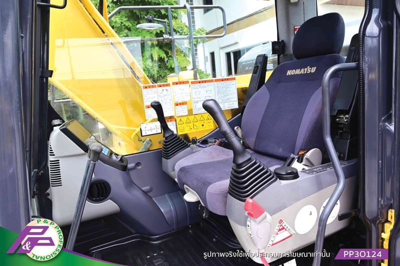 ขายรถขุด KOMATSU PC120-11 รุ่นใหม่ แทรคใหญ่ มีกล้อง 3 ตัว สำหรับภาพมุมสูง ด้านหลัง และด้านข้าง มีอาร์มเครน ชั่วโมงน้อย