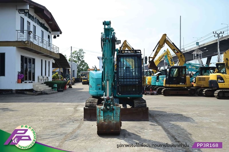 ขายแมคโครย่อม KOBELCO SK75SRD-3E-YT08 แทรคเหล็กพร้อมเกี๊ยะยาง มีไลน์หัวเจาะ มีใบมีดดัน มีอาร์มเครน มือสองสภาพดี นำเข้าจากญี่ปุ่น โดย P&P Pro