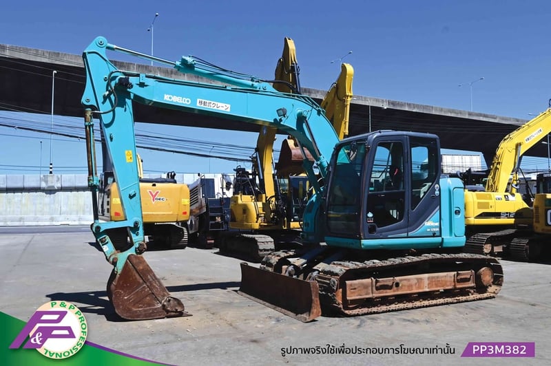 ขายแมคโคร KOBELCO SK125SR-3-YV07 แทรคเหล็กพร้อมเกี๊ยะยาง มีใบมีดดัน มีกล้องมองหลัง มีอาร์มเครน ชั่วโมงน้อย มือสองสภาพดี นำเข้าจากญี่ปุ่น โดย P&P Pro