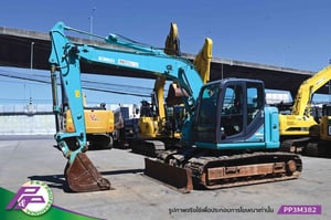 ขายแมคโคร KOBELCO SK125SR-3-YV07 แทรคเหล็กพร้อมเกี๊ยะยาง มีใบมีดดัน มีกล้องมองหลัง มีอาร์มเครน ชั่วโมงน้อย มือสองสภาพดี นำเข้าจากญี่ปุ่น โดย P&P Pro