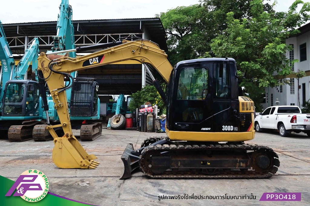 ขายรถขุดย่อม CAT 308DCR-2 แทรคเหล็กพร้อมเกี๊ยะยาง มีไลน์หัวเจาะ มีใบมีดดัน มือสองสภาพดี นำเข้าจากญี่ปุ่น โดย P&P Pro