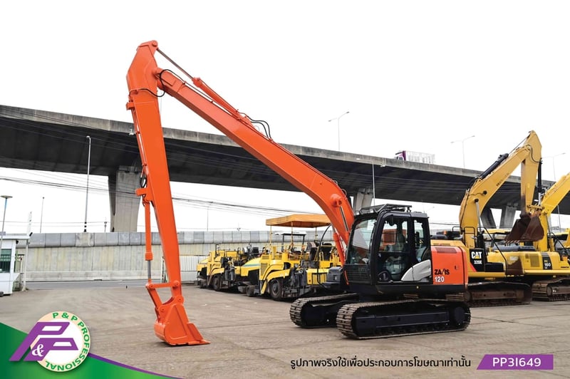 ขายรถขุดบูยาว 12 เมตร HITACHI ZX120-5B รุ่นใหม่ ชั่วโมงน้อย มือสองสภาพดี นำเข้าจากญี่ปุ่น โดย P&P Pro