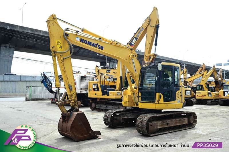 ขายแมคโคร 13 ตัน KOMATSU PC138US-8 มีไลน์หัวเจาะ มีกล้องมองหลัง มือสองสภาพดี นำเข้าจากญี่ปุ่น โดย P&P Pro