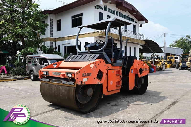 ขาย HAMM HD110 รถบดหน้าเหล็ก-หลังเหล็ก ขนาด 8-10 ตัน ความกว้าง Drum 1.68 เมตร มี Side Cutter ชั่วโมงน้อย มือสองสภาพดีนำเข้าจากญี่ปุ่น โดย P&P Pro