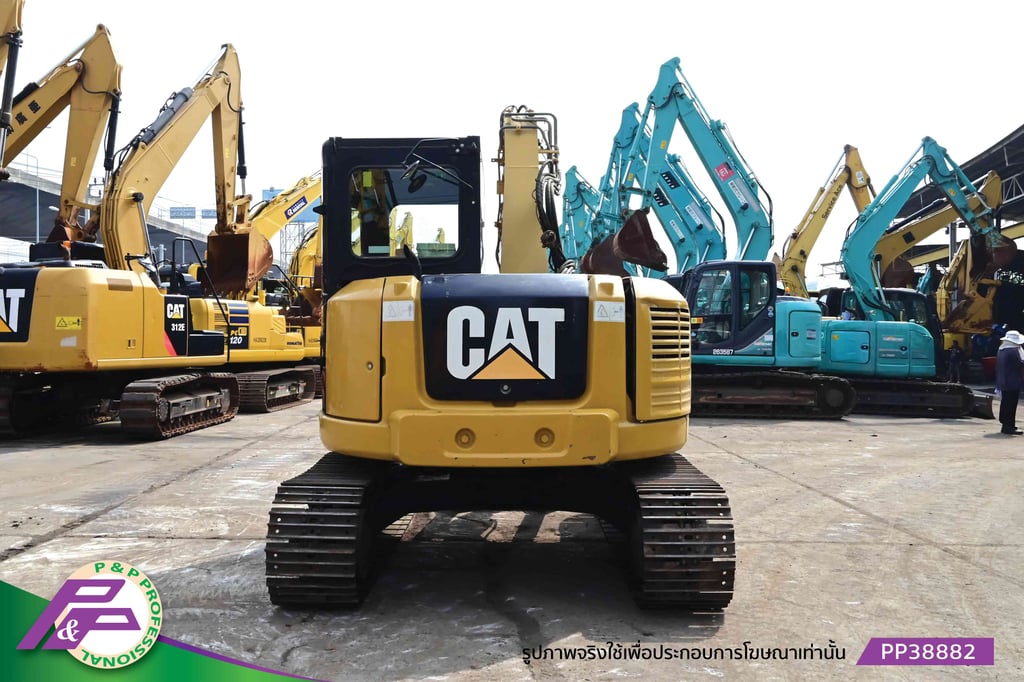 ขายแมคโครย่อม CAT 308E CR รุ่นใหม่ มีไลน์หัวเจาะ มีใบมีดดัน มือสองสภาพดี นำเข้าจากญี่ปุ่น โดย P&P Pro