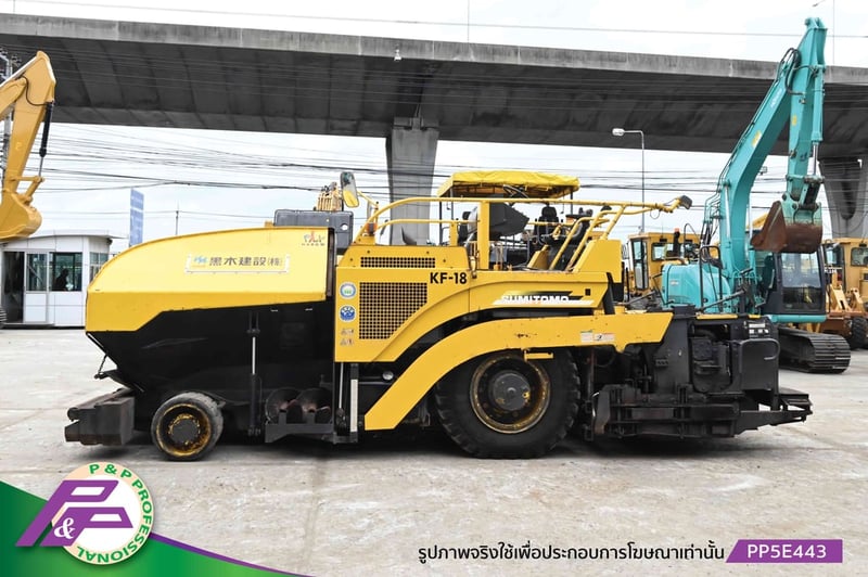 ขายรถปูยาง SUMITOMO HA60W-5 ปูกว้าง 6.0 เมตร, ล้อยาง มือสองสภาพดี นำเข้าจากญี่ปุ่น โดย P&P Pro