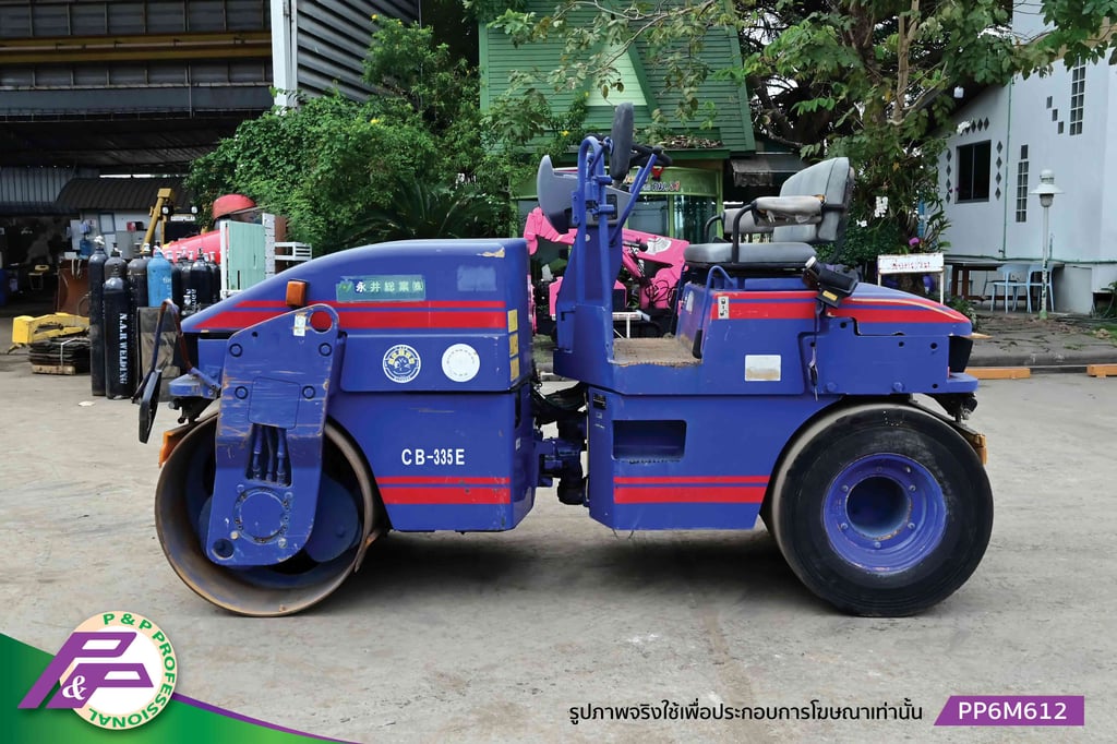 ขายรถบดหน้าเหล็ก-หลังยาง CAT CB-335E เทียบเท่า SAKAI TW500W-1 เอวอ่อน ชั่วโมงน้อย มือสองสภาพดี นำเข้าจากญี่ปุ่น โดย P&P Pro