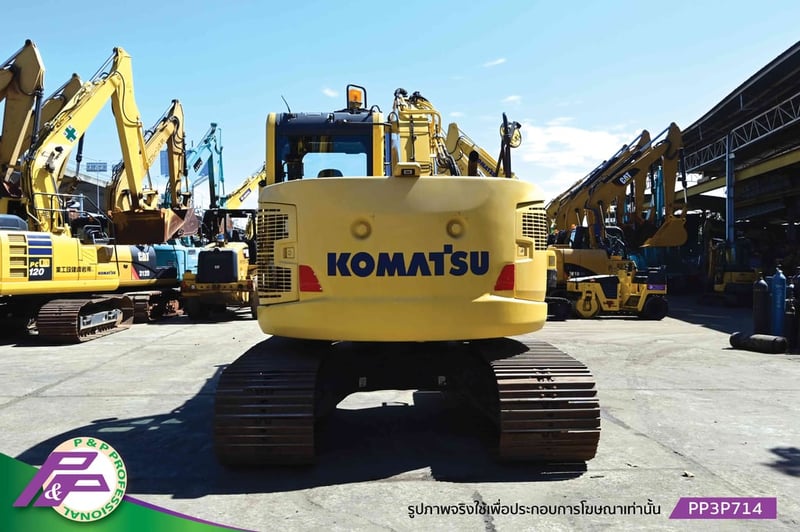 ขายรถขุด แทรคใหญ่ KOMATSU PC128US-10 มีอาร์มเครน มีกล้องมองหลัง ชั่วโมงน้อย มือสองสภาพดี นำเข้าจากญี่ปุ่น โดย P&P Pro