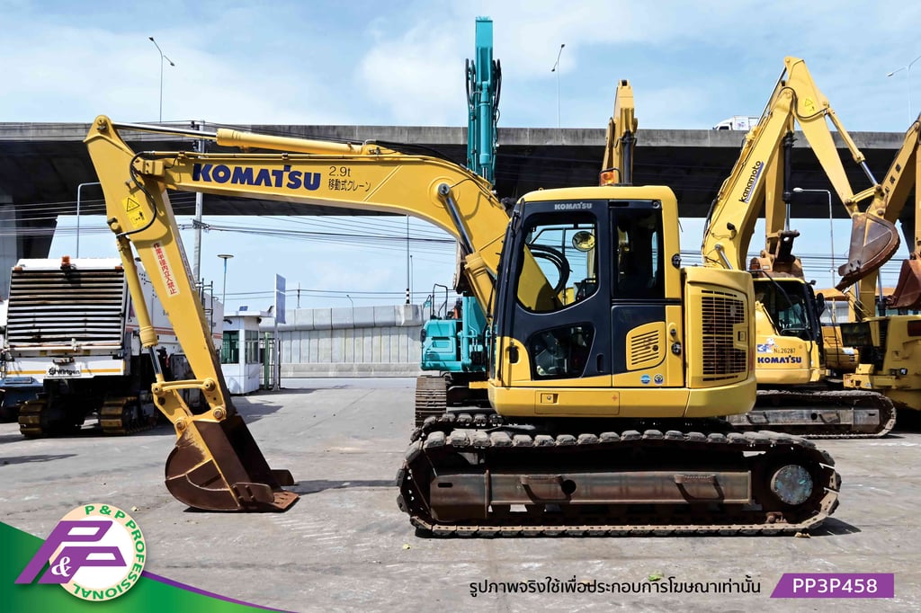 ขายแมคโคร 12 ตัน KOMATSU PC128US-10 แทรคเหล็กพร้อมเกี๊ยะยาง มีอาร์มเครน มีกล้องมองหลัง ชั่วโมงน้อย มือสองสภาพดี นำเข้าจากญี่ปุ่น โดย P&P Pro