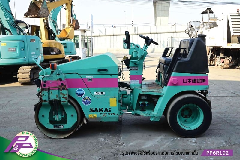 ขายรถบดหน้าเหล็ก-หลังยาง SAKAI TW352S-1 รุ่นใหม่ เอวอ่อน ชั่วโมงน้อย มือสองสภาพดี นำเข้าจากญี่ปุ่น โดย P&P Pro