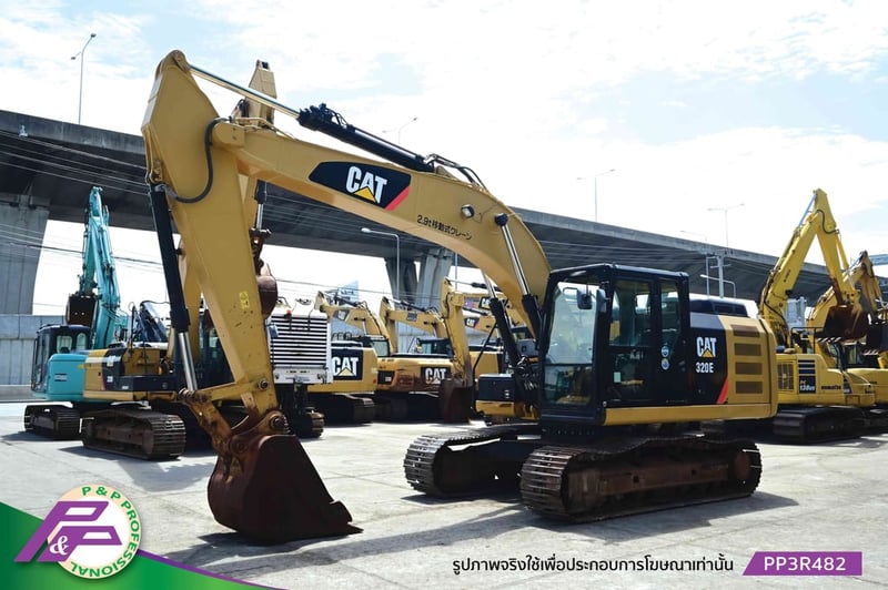 ขายรถขุดใหญ่ CAT 320E-2 ซีรี่ย์ E-2 มีกล้องมองหลัง มีอาร์มเครน มือสองสภาพดี นำเข้าจากญี่ปุ่น โดย P&P Pro