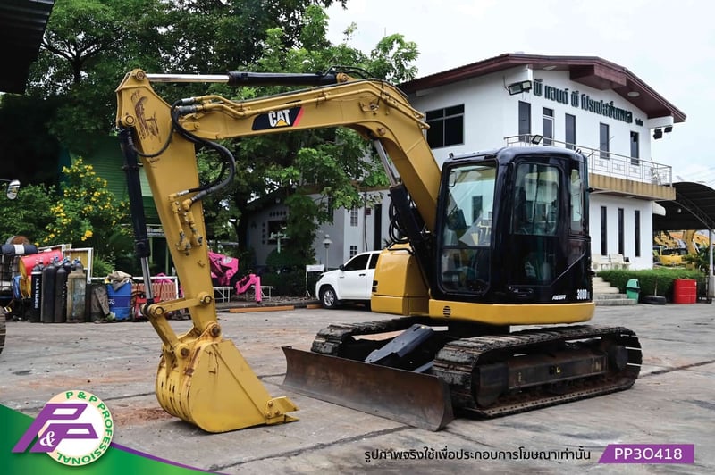 ขายรถขุดย่อม CAT 308DCR-2 แทรคเหล็กพร้อมเกี๊ยะยาง มีไลน์หัวเจาะ มีใบมีดดัน มือสองสภาพดี นำเข้าจากญี่ปุ่น โดย P&P Pro