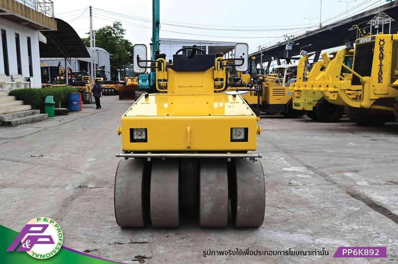 ขาย รถบดล้อยาง 7 ล้อ SAKAI TS160 มือสองสภาพดี นำเข้าจากญี่ปุ่น โดย P&P Pro