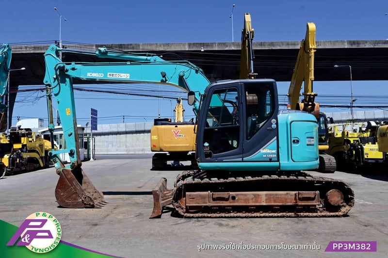 ขายแมคโคร KOBELCO SK125SR-3-YV07 แทรคเหล็กพร้อมเกี๊ยะยาง มีใบมีดดัน มีกล้องมองหลัง มีอาร์มเครน ชั่วโมงน้อย มือสองสภาพดี นำเข้าจากญี่ปุ่น โดย P&P Pro