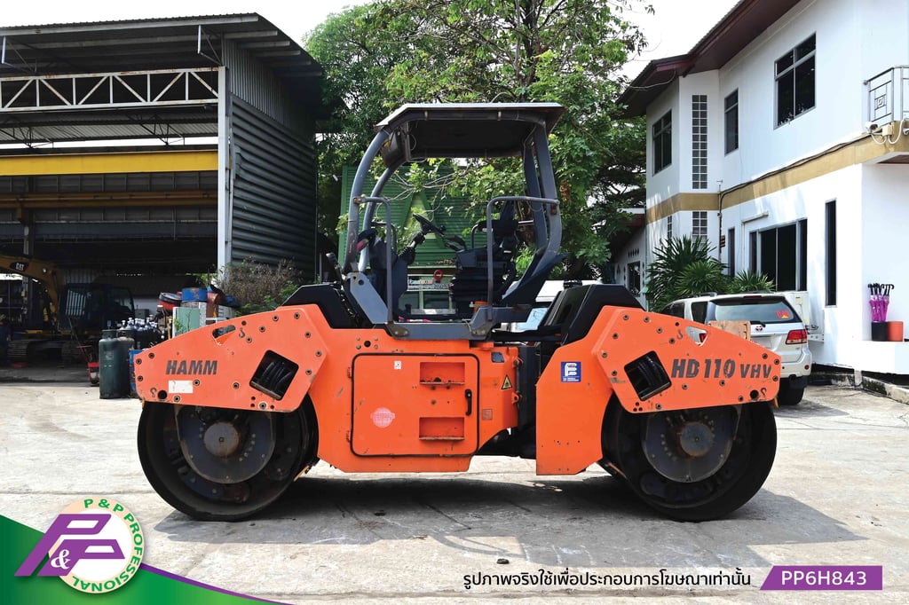 ขาย HAMM HD110 รถบดหน้าเหล็ก-หลังเหล็ก ขนาด 8-10 ตัน ความกว้าง Drum 1.68 เมตร มี Side Cutter ชั่วโมงน้อย มือสองสภาพดีนำเข้าจากญี่ปุ่น โดย P&P Pro ขาย HAMM HD110 รถบดหน้าเหล็ก-หลังเหล็ก ขนาด 8-10 ตัน ความกว้าง Drum 1.68 เมตร มี Side Cutter ชั่วโมงน้อย มือสองสภาพดีนำเข้าจากญี่ปุ่น โดย P&P Pro