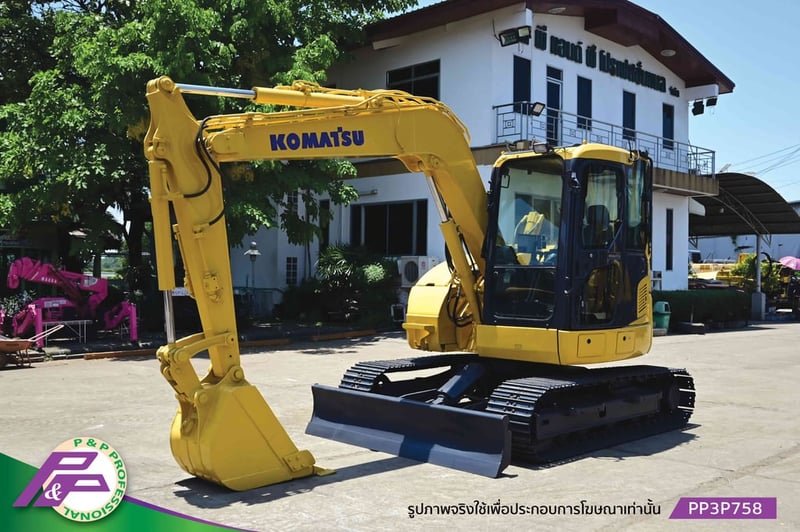 ขายแมคโคร KOMATSU PC78US-10 มีไลน์หัวเจาะ มีใบมีดดัน มีอาร์มเครน ชั่วโมงน้อย มือสองสภาพดี นำเข้าจากญี่ปุ่น โดย P&P Pro