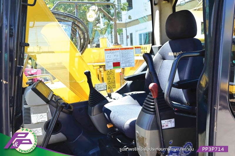 ขายรถขุด แทรคใหญ่ KOMATSU PC128US-10 มีอาร์มเครน มีกล้องมองหลัง ชั่วโมงน้อย มือสองสภาพดี นำเข้าจากญี่ปุ่น โดย P&P Pro