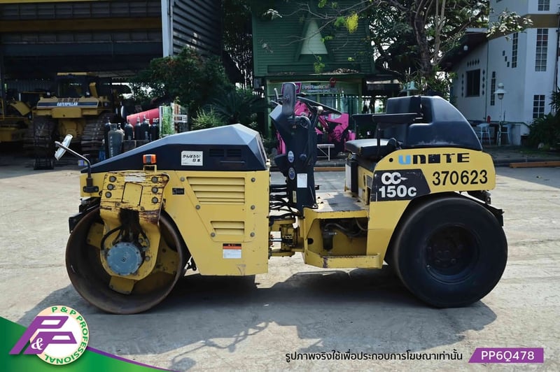 ขายรถบดหน้าเหล็ก-หลังยาง HITACHI CC150C-3A เทียบเท่า SAKAI TW502-1 เอวอ่อน ชั่วโมงน้อย มือสองสภาพดี นำเข้าจากญี่ปุ่น โดย P&P Pro