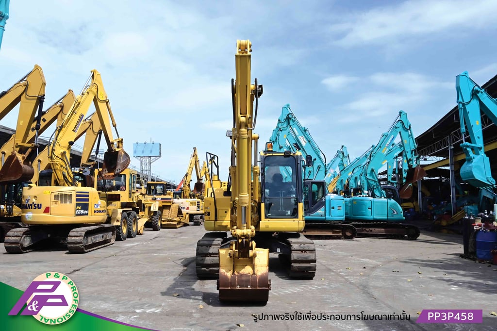 ขายแมคโคร 12 ตัน KOMATSU PC128US-10 แทรคเหล็กพร้อมเกี๊ยะยาง มีอาร์มเครน มีกล้องมองหลัง ชั่วโมงน้อย มือสองสภาพดี นำเข้าจากญี่ปุ่น โดย P&P Pro