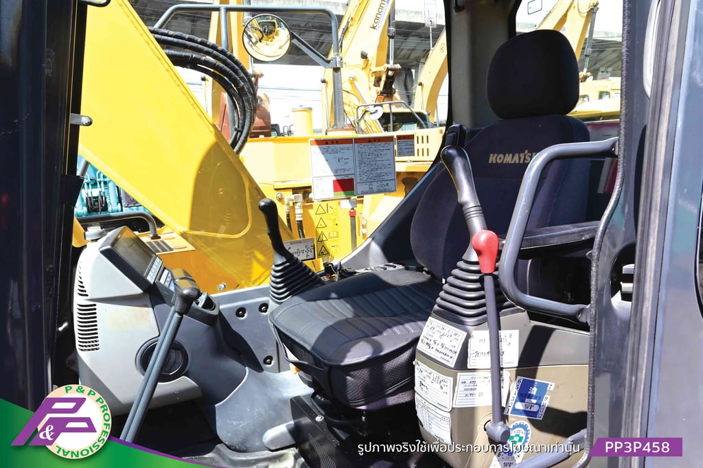 ขายแมคโคร 12 ตัน KOMATSU PC128US-10 แทรคเหล็กพร้อมเกี๊ยะยาง มีอาร์มเครน มีกล้องมองหลัง ชั่วโมงน้อย มือสองสภาพดี นำเข้าจากญี่ปุ่น โดย P&P Pro