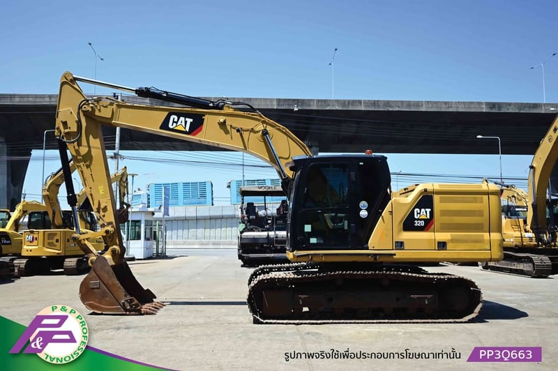 ขายรถขุด 20 ตัน CAT 320-07A CATERPILLAR NEXT GEN รุ่นใหม่ แทรคใหญ่ มีกล้องรอบคัน มีอาร์มเครน มือสองสภาพดี นำเข้าจากญี่ปุ่น โดย P&P Pro