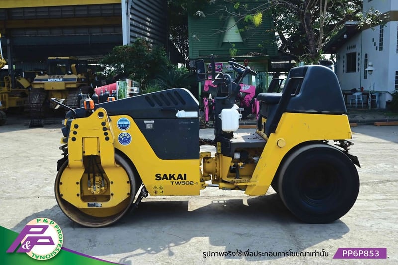 ขายรถบดหน้าเหล็ก-หลังยาง SAKAI TW502-1 รุ่นใหม่ เอวอ่อน ชั่วโมงน้อย มือสองสภาพดี นำเข้าจากญี่ปุ่น โดย P&P Pro