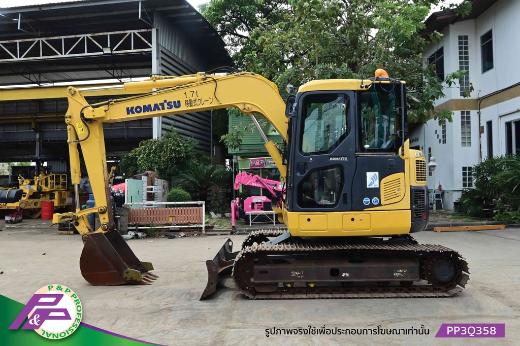 ขายแมคโครย่อม KOMATSU PC78US-8 มีอาร์มเครน มีใบมีดดัน มือสองสภาพดี นำเข้าจากญี่ปุ่น โดย P&P Pro ขายแมคโครย่อม KOMATSU PC78US-8 มีอาร์มเครน มีใบมีดดัน มือสองสภาพดี นำเข้าจากญี่ปุ่น โดย P&P Pro