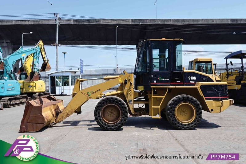 ขายรถตัก CAT 910G เทียบเท่า WA100-5 ห้องเก๋ง แขน Hi-Lift ยางตัน มือสองสภาพดี นำเข้าจากญี่ปุ่น โดย P&P Pro