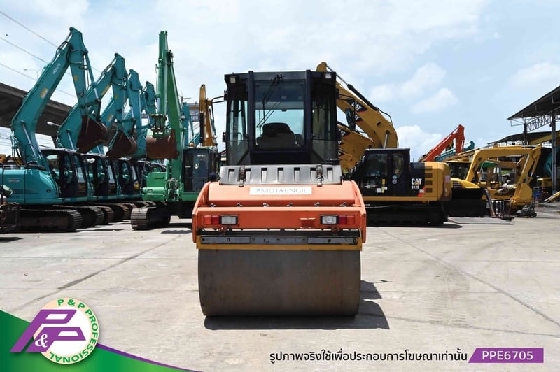 ขายรถบด 2 ล้อเหล็ก HAMM HD110 ขนาด 8-10 ตัน ความกว้าง Drum 1.68 เมตร ห้องเก๋ง มือสองสภาพดี นำเข้าจากญี่ปุ่น โดย P&P Pro