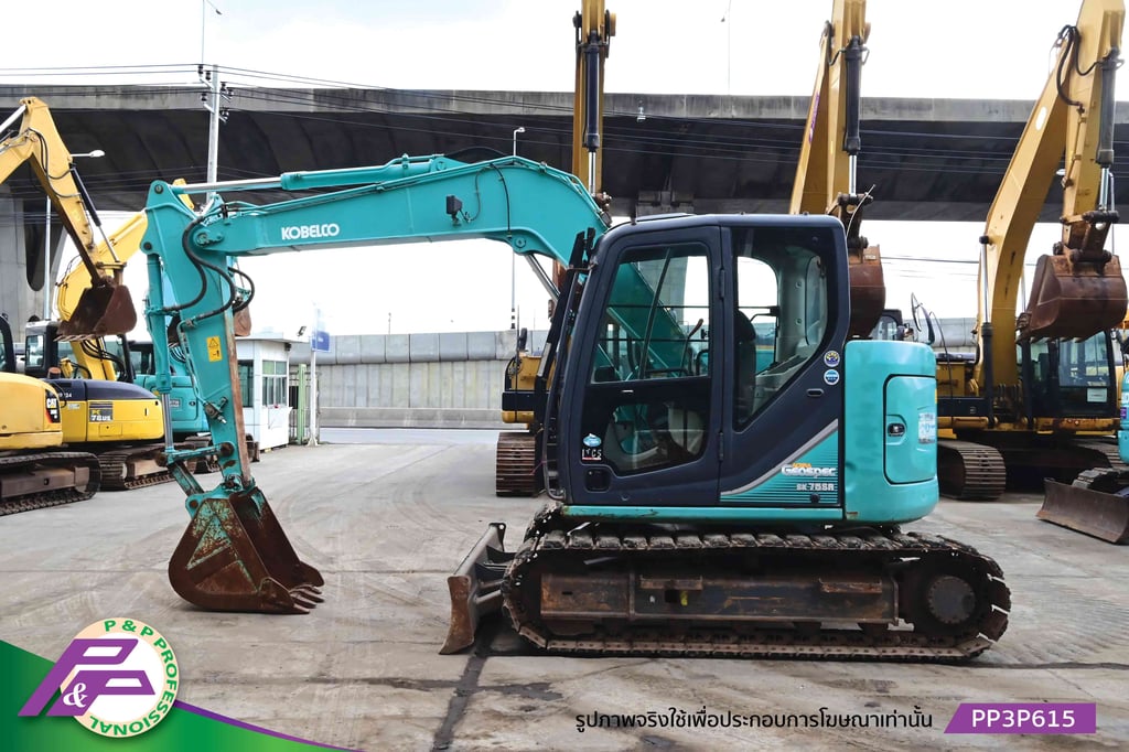 ขายรถขุดย่อม KOBELCO SK75SR-3 (YT07) แทรคเหล็กพร้อมเกี๊ยะยาง มีไลน์หัวเจาะ มีใบมีดดัน มีอาร์มเครน ชั่วโมงน้อย มือสองสภาพดี นำเข้าจากญี่ปุ่น โดย P&P Pro