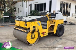 ขายรถบดหน้าเหล็ก-หลังยาง SAKAI TW500W เอวอ่อน มือสองสภาพดี นำเข้าจากญี่ปุ่น โดย P&P Pro