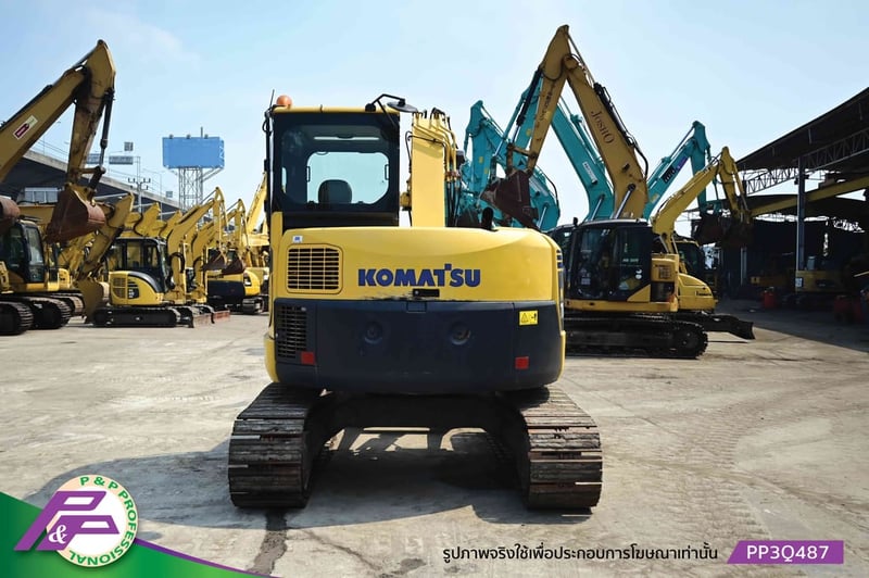ขายแมคโคร KOMATSU PC78US-8 มีอาร์มเครน มีใบมีดดัน มือสองสภาพดี นำเข้าจากญี่ปุ่น โดย P&P Pro