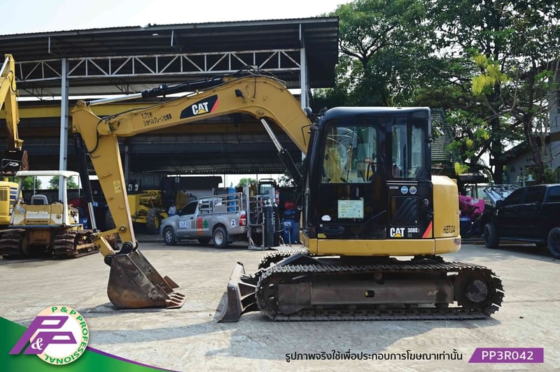 ขายรถขุด CAT 308E2 CR รุ่นใหม่ ซีรี่ย์ E2 มีใบมีดดัน มีอาร์มเครน ชั่วโมงน้อยมือสองสภาพดี นำเข้าจากญี่ปุ่น โดย P&P Pro