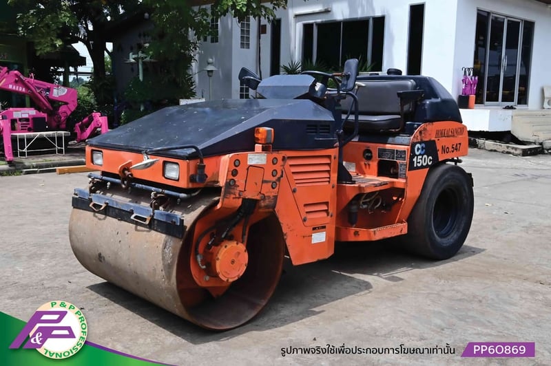 ขายรถบดหน้าเหล็ก-หลังยาง HITACHI CC150C-3 Aเทียบเท่า SAKAI TW502 เอวอ่อน ชั่วโมงน้อย มือสองสภาพดี นำเข้าจากญี่ปุ่น โดย P&P Pro