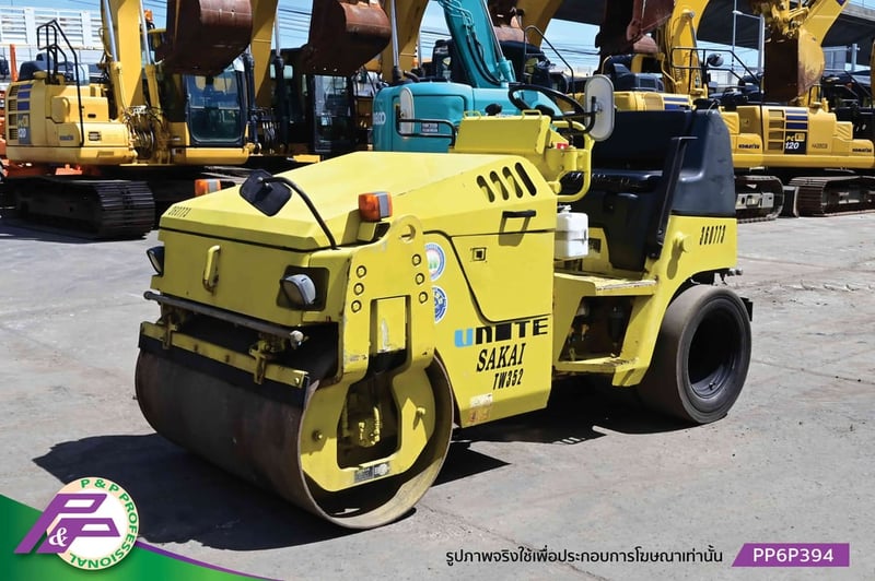 ขายรถบดหน้าเหล็ก-หลังยาง รุ่นใหม่ SAKAI TW352 เอวอ่อน ชั่วโมงน้อย มือสองสภาพดี นำเข้าจากญี่ปุ่น โดย P&P Pro