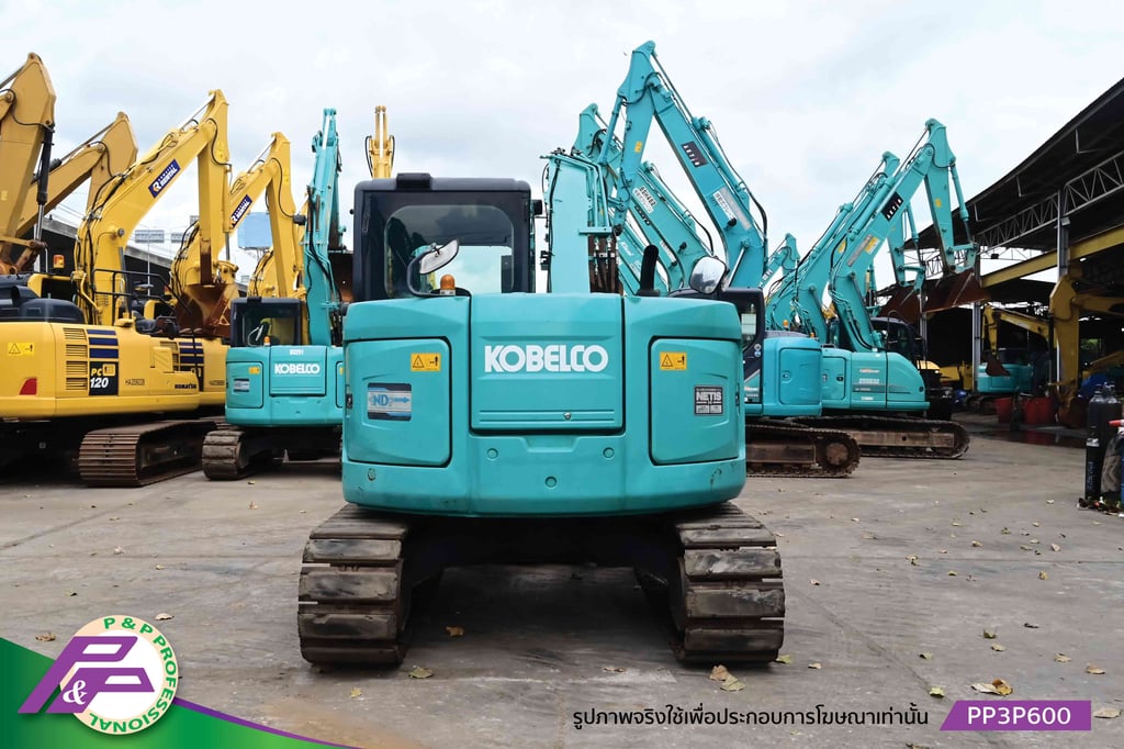 ขายแมคโครย่อม KOBELCO SK75SR-3 -YT07 แทรคเหล็กพร้อมเกี๊ยะยาง มีใบมีดดัน มีอาร์มเครน ชั่วโมงน้อย มือสองสภาพดี นำเข้าจากญี่ปุ่น โดย P&P Pro