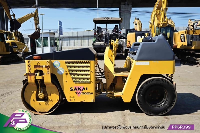 ขายรถบดหน้าเหล็ก-หลังยาง SAKAI TW500W-1 เอวอ่อน ชั่วโมงน้อย มือสองสภาพดี นำเข้าจากญี่ปุ่น โดย P&P Pro