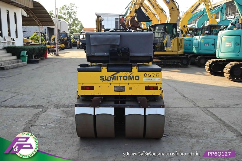 ขาย SUMITOMO HW30VW-5 รถบดหน้าเหล็ก-หลังยาง เทียบเท่า SAKAI TW352 เอวอ่อน มือสองสภาพดี นำเข้าจากญี่ปุ่น โดย P&P Pro