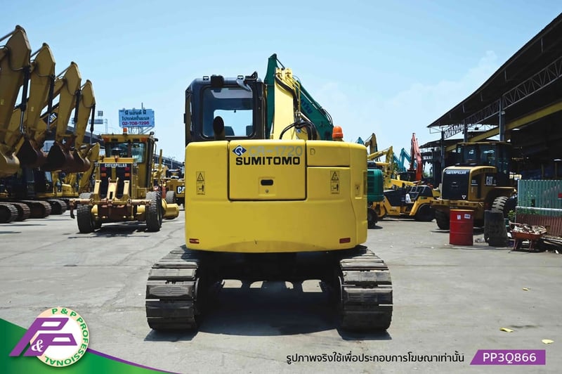 ขายรถขุด SUMITOMO SH75X-3B แทรคเหล็กพร้อมเกี๊ยะยาง มีใบมีดดัน มีอาร์มเครน ชั่วโมงน้อย มือสองสภาพดี นำเข้าจากญี่ปุ่น โดย P&P Pro