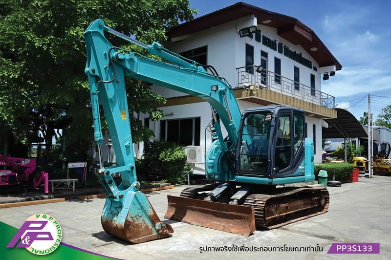 ขายรถขุด 13 ตัน KOBELCO SK125SR-3-YV07 มีใบมีดดัน มีกล้องมองหลัง มีอาร์มเครน มือสองสภาพดี นำเข้าจากญี่ปุ่น โดย P&P Pro